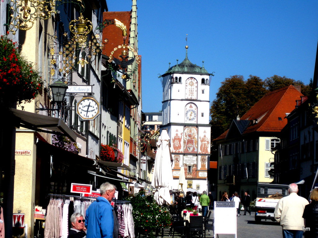 Oktoberbeginn im Städtle Wangen im Allgäu