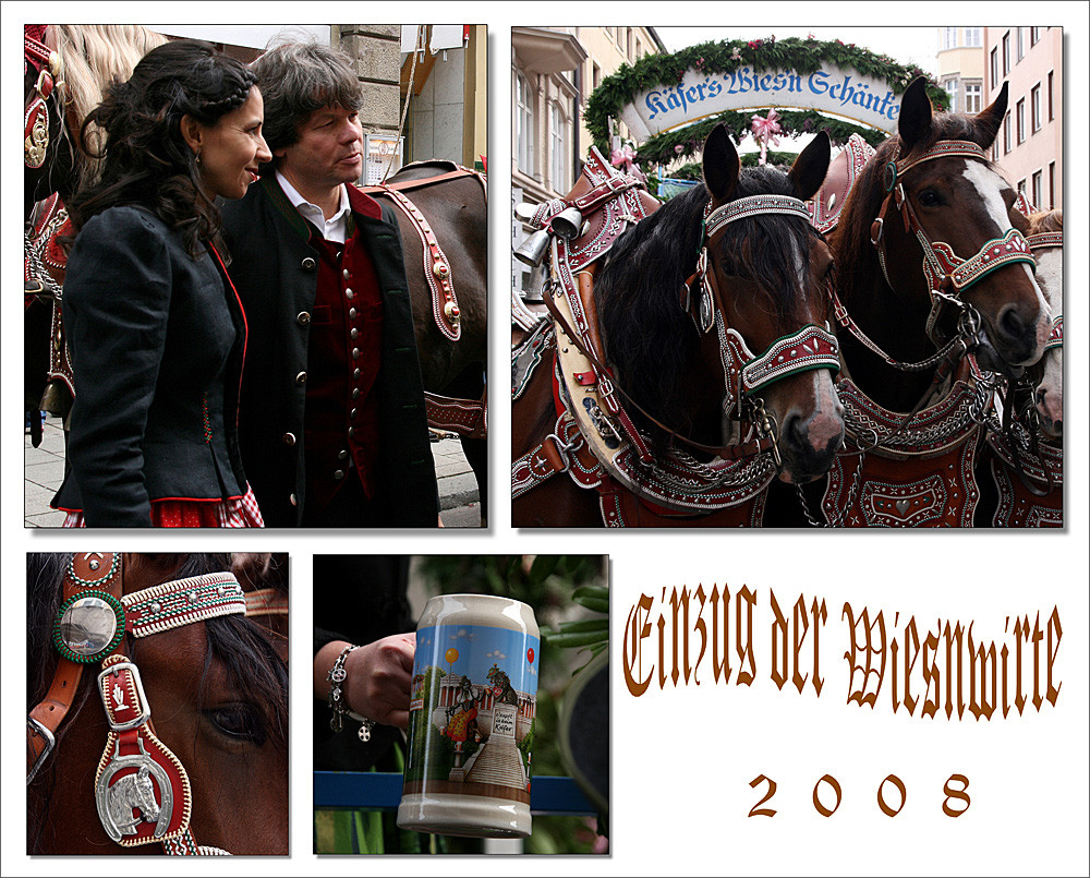 Oktoberfest 2008 Einzug der Wiesnwirte