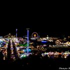 Oktoberfest München ( Wiesen ) bei Nacht