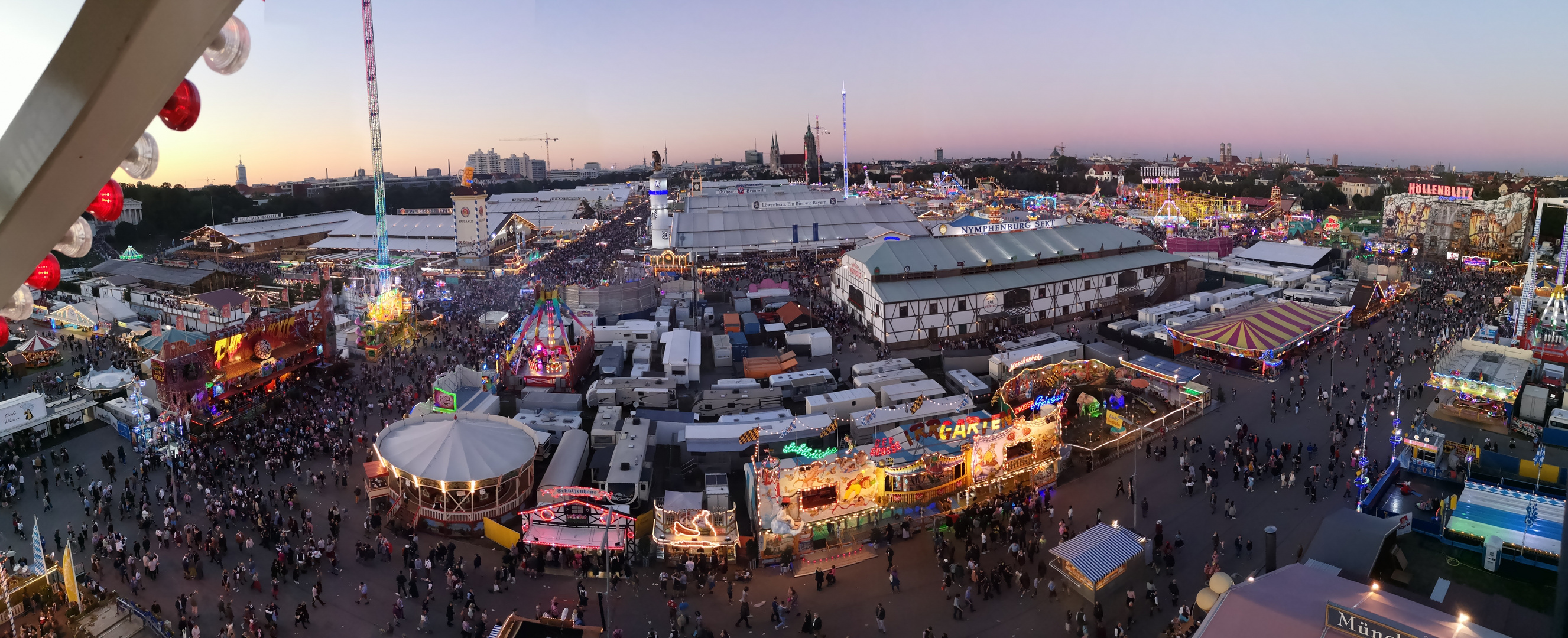 Oktoberfest von oben