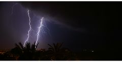 Oktobergewitter über Rhodos-Stadt (3)