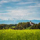 Oktoberlandschaft mit Zugspitze 