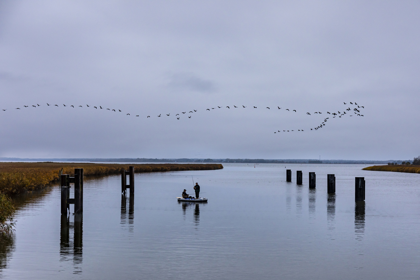 Oktobermorgen am Bodden