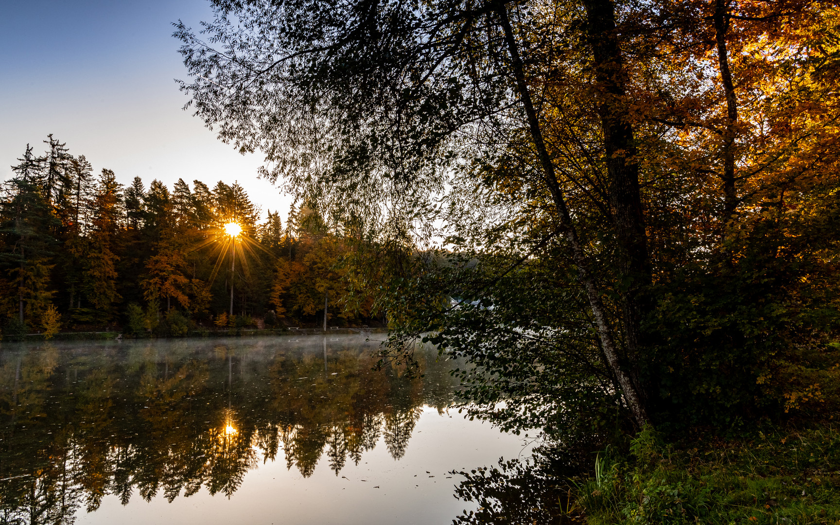 Oktobermorgen am Ebnisee