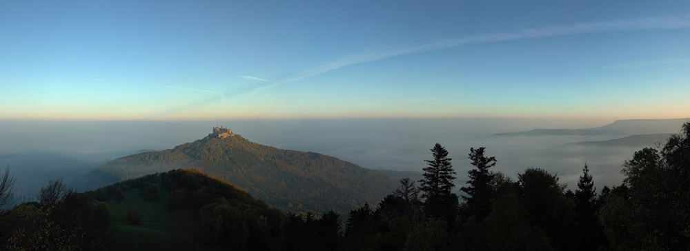 Oktobermorgen an der Burg Hohenzollern