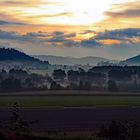 Oktobermorgen im Elbsandsteingebirge