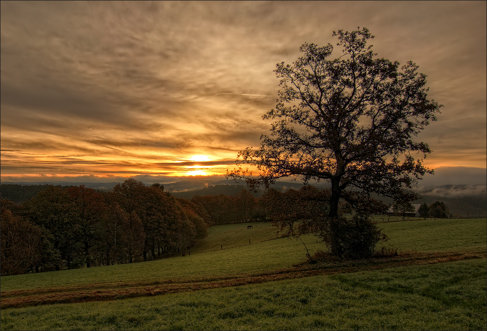 Oktobermorgen im Siegerland