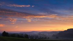 Oktobermorgen in Mittelhessen