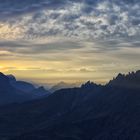 Oktobermorgen - mit Blick vom Schlern über die Roßzähne