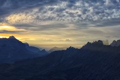 Oktobermorgen - mit Blick vom Schlern über die Roßzähne