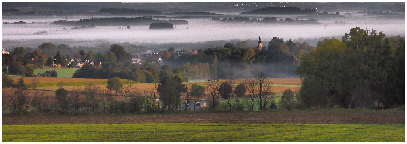 Oktobermorgen über Sparneck