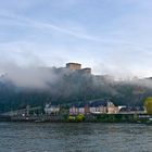 Oktobernebel, Festung Ehrenbreitstein, Koblenz