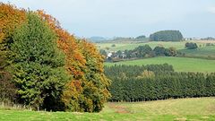 Oktoberpanorama aus dem Oberbergischen Land