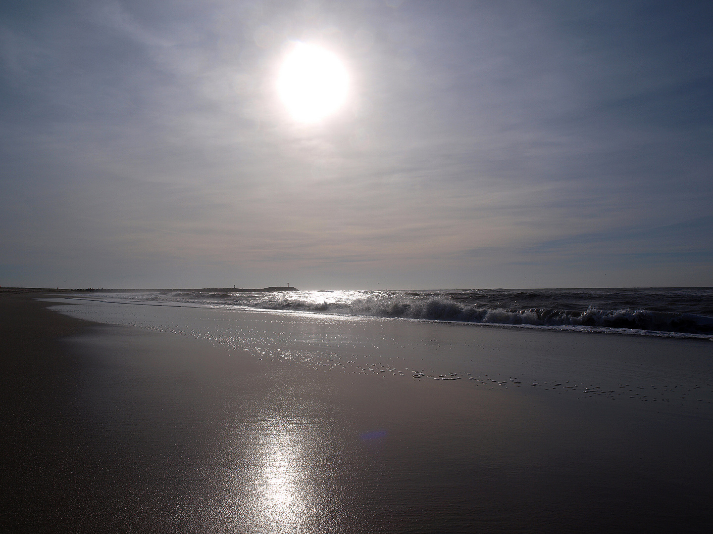 Oktobersonne vor Hvide Sande DK