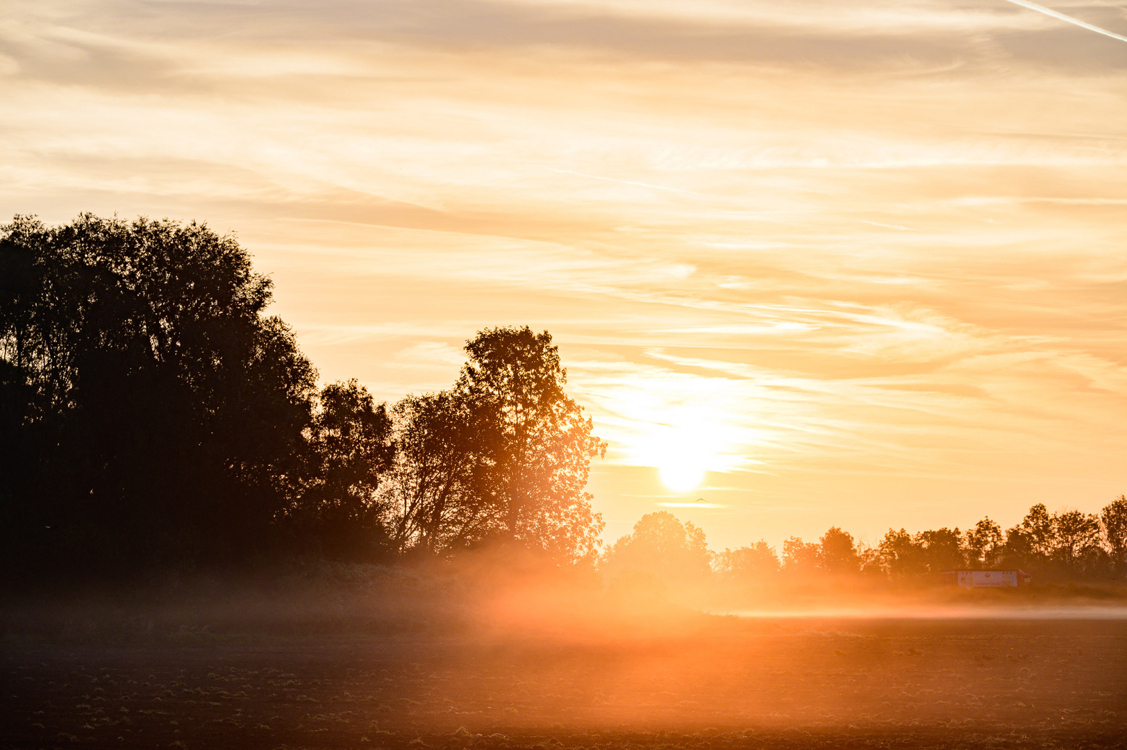 Oktobersonnenaufgang