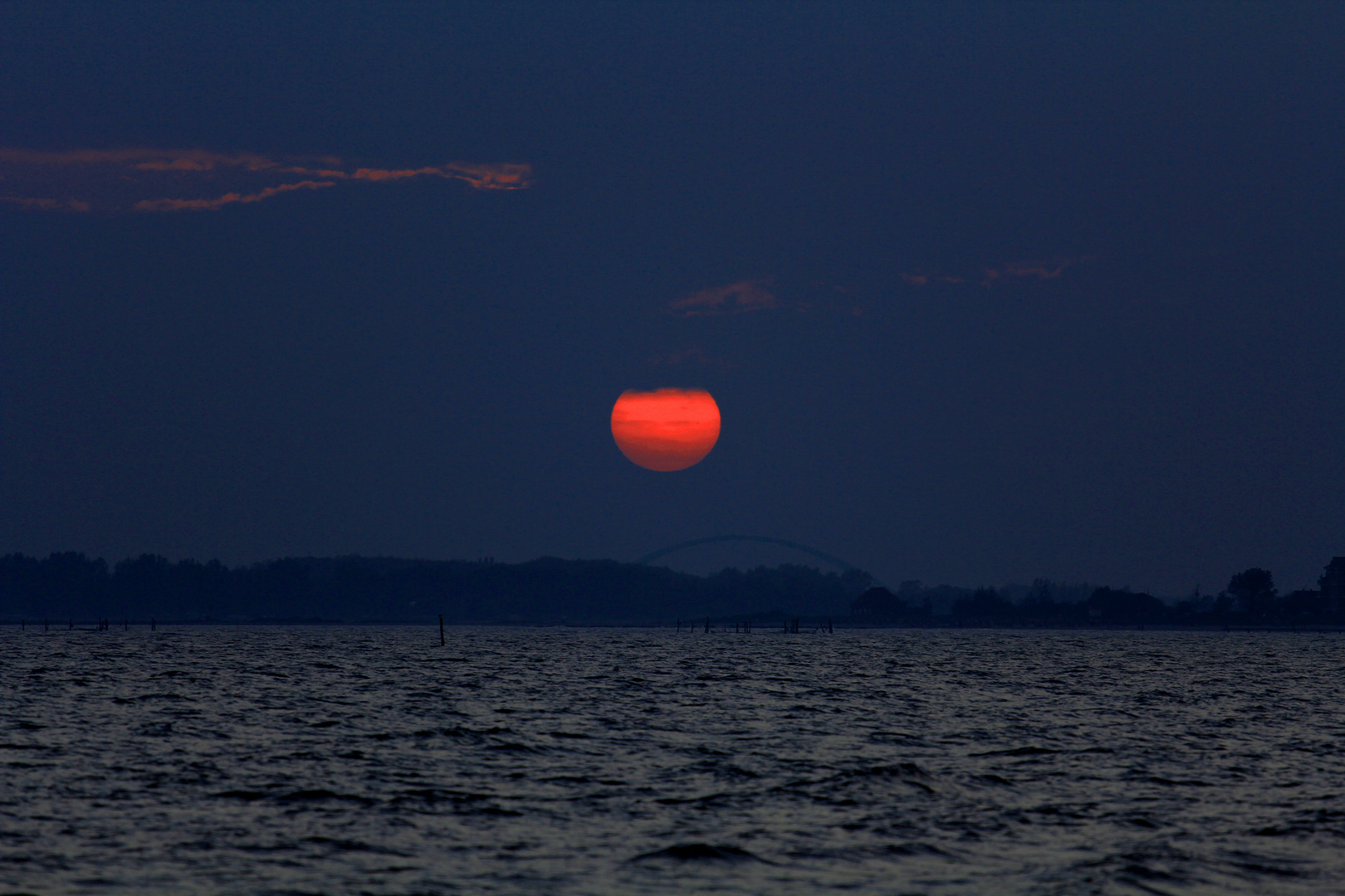 Oktobersonnenuntergang