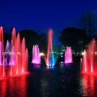 Oktogonbrunnen im Palmengarten Frankfurt zur Luminale 2012