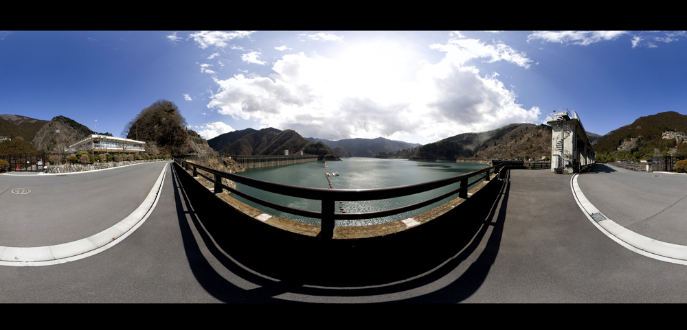 Okutama Lake 360°panorama