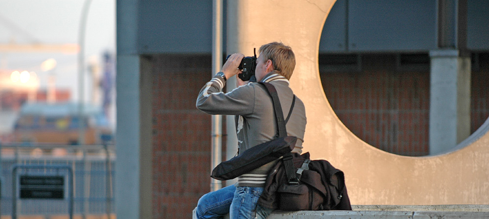 Olaf in der Hafencity