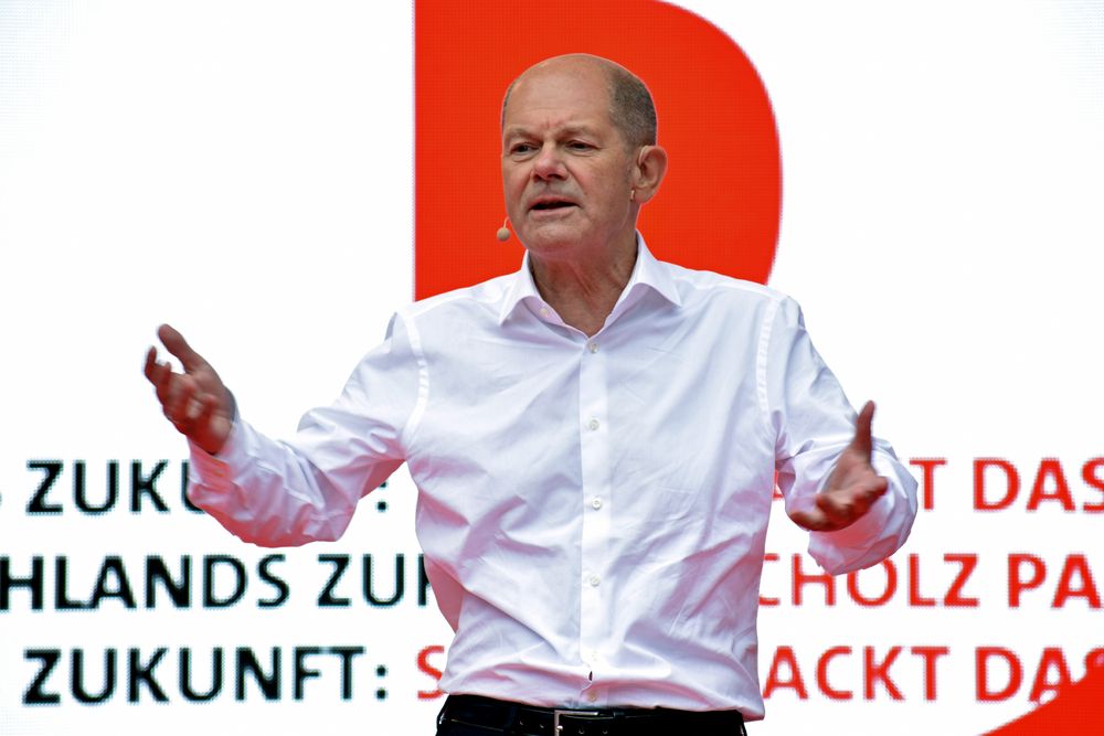 Olaf Scholz in Köln