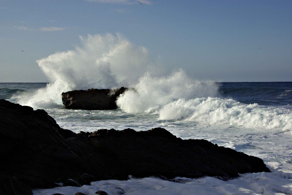 OLAS DE PORT D´ES CANONGE ( MALLORCA )