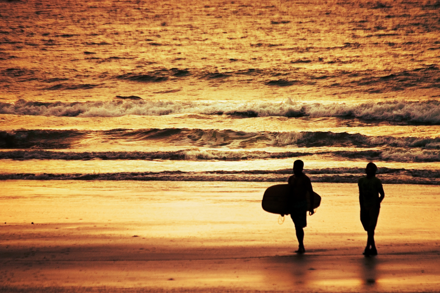 Olas doradas