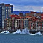 Olas en Gijon