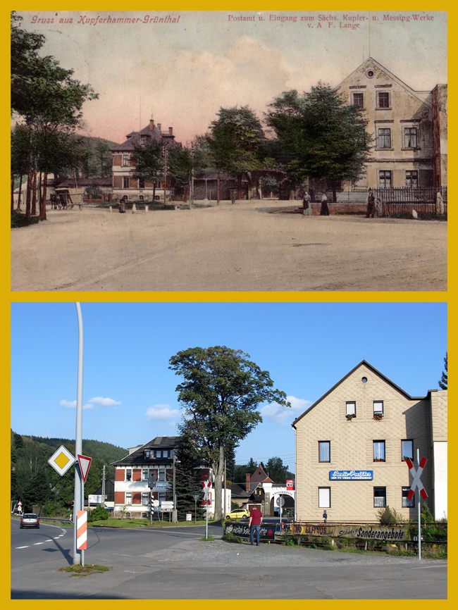 Olbernhau / Grünthal 1910 und 2010