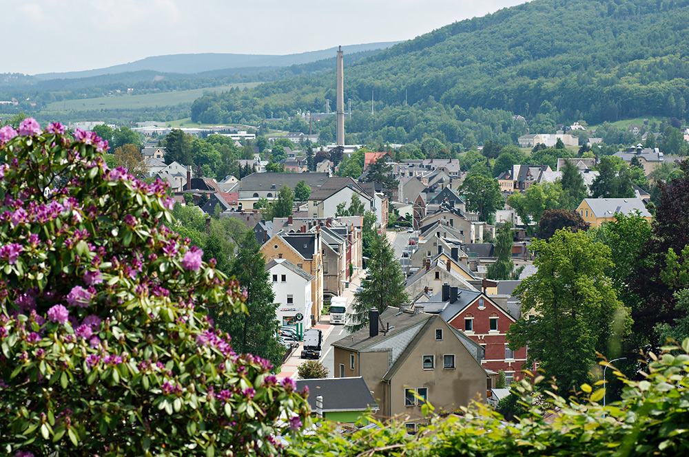 Olbernhau im Dunst