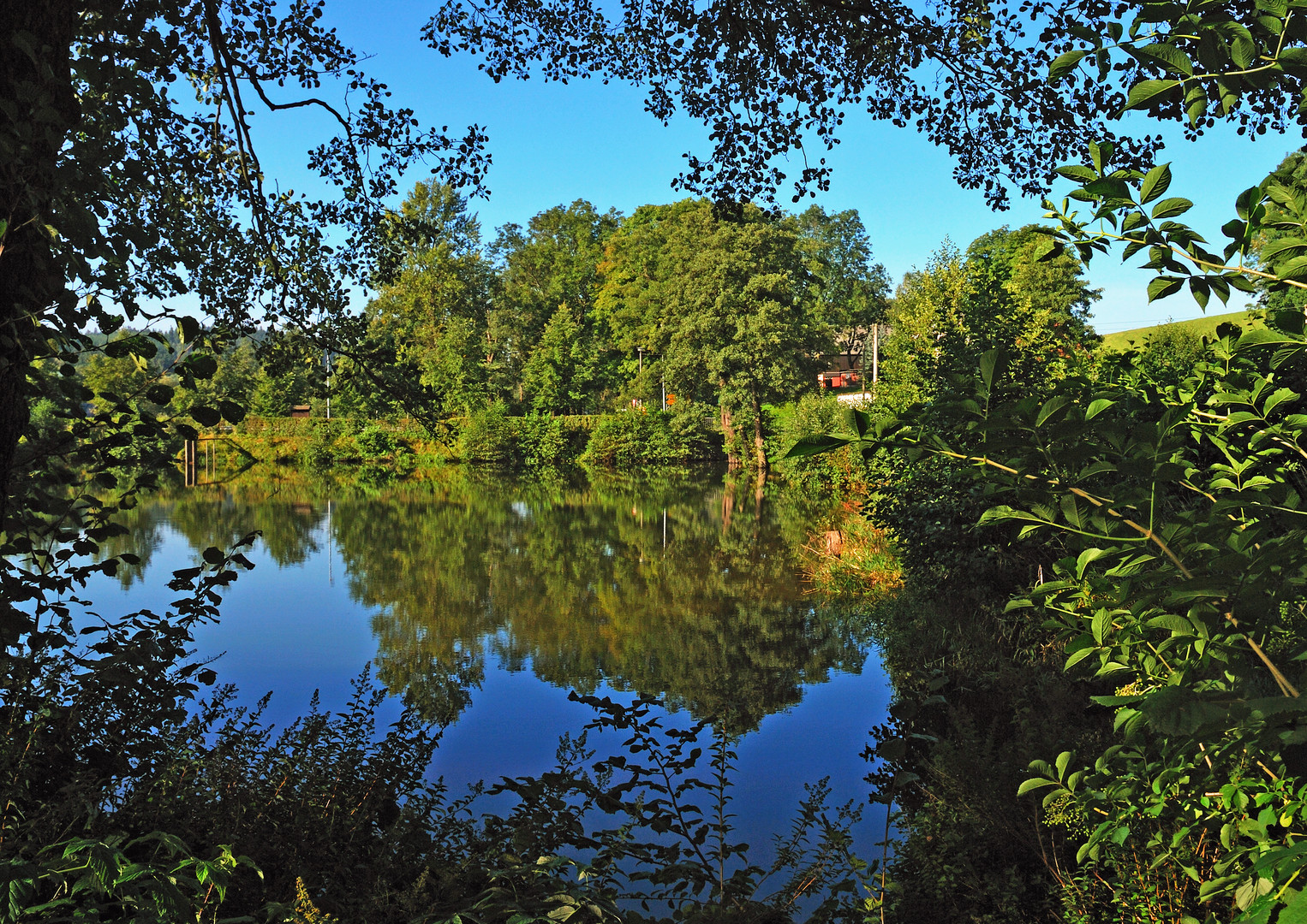 Olbernhau OT Pfaffroda Schlossteich 