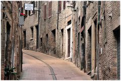 Old alley in Urbino