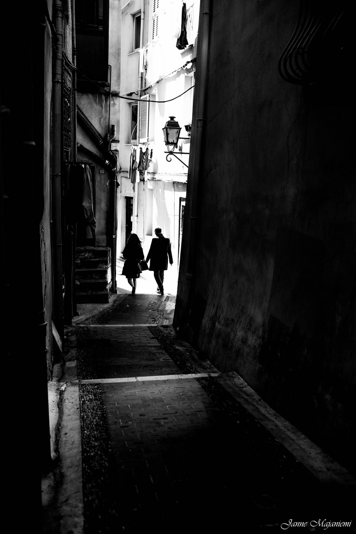 Old Alleys of Menton