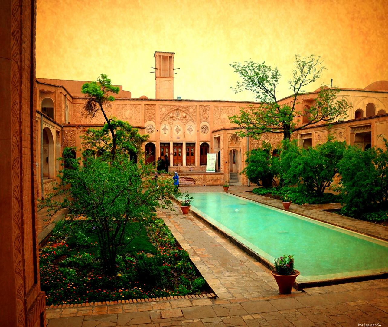 Old and Historic Houses in Kashan (Borujerdis House)