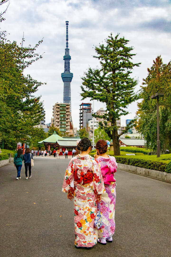 old and modern Tokio