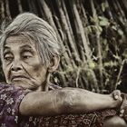 old blind Thai women