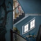 Old Blue Staircase