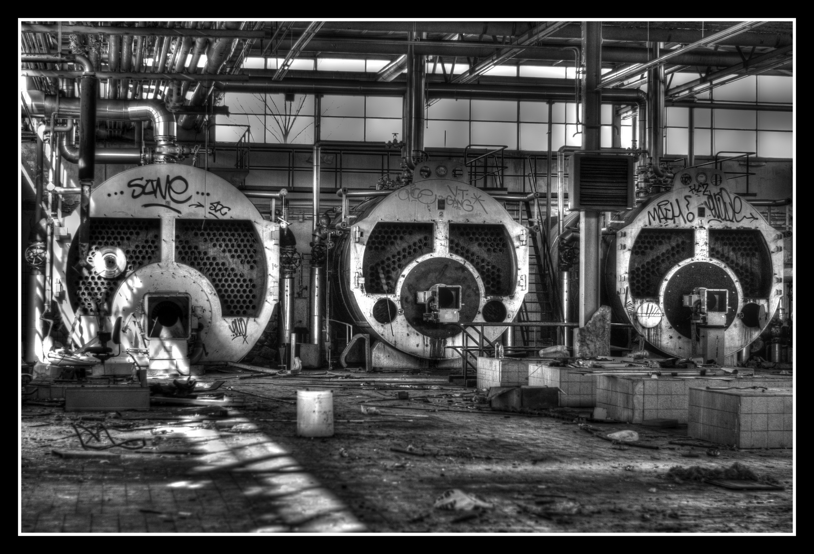 Old boilers at closed Philips-complex