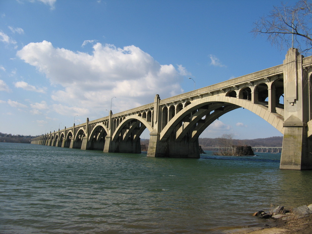 Old Bridge across the Susquehanna River