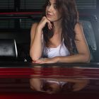 - old car and young lady I -