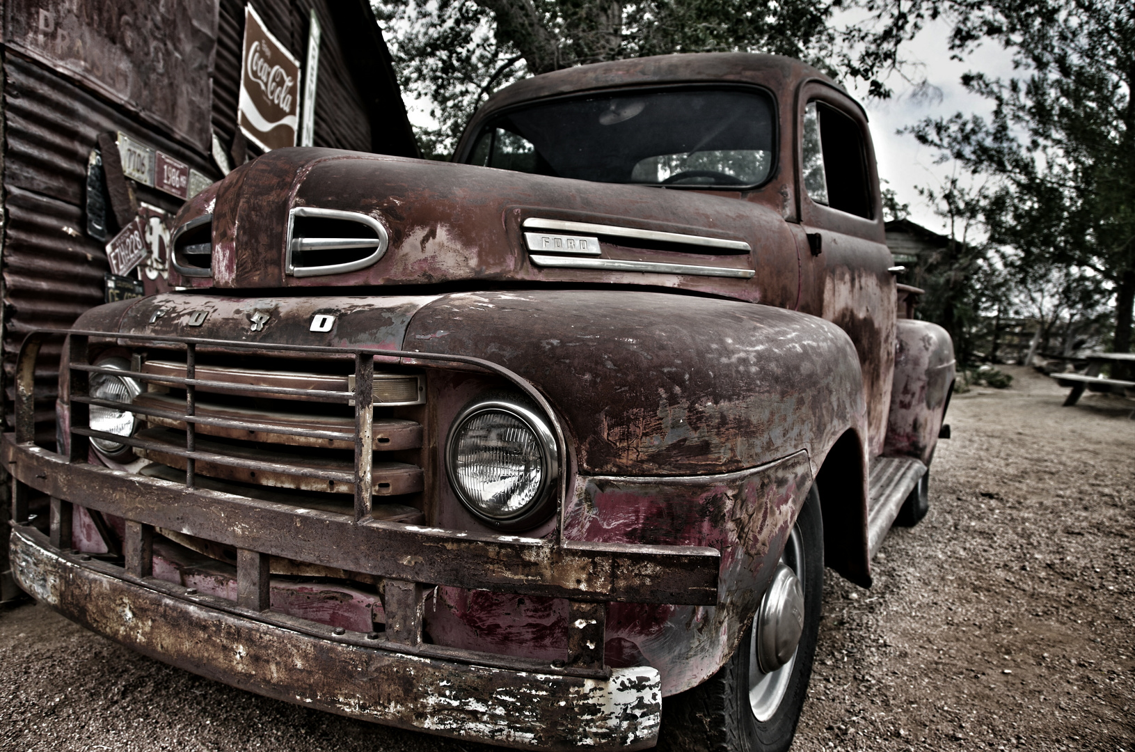 Old Car At Route 66