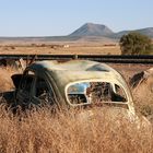 "Old Car beside Tracks close to Rt.66"