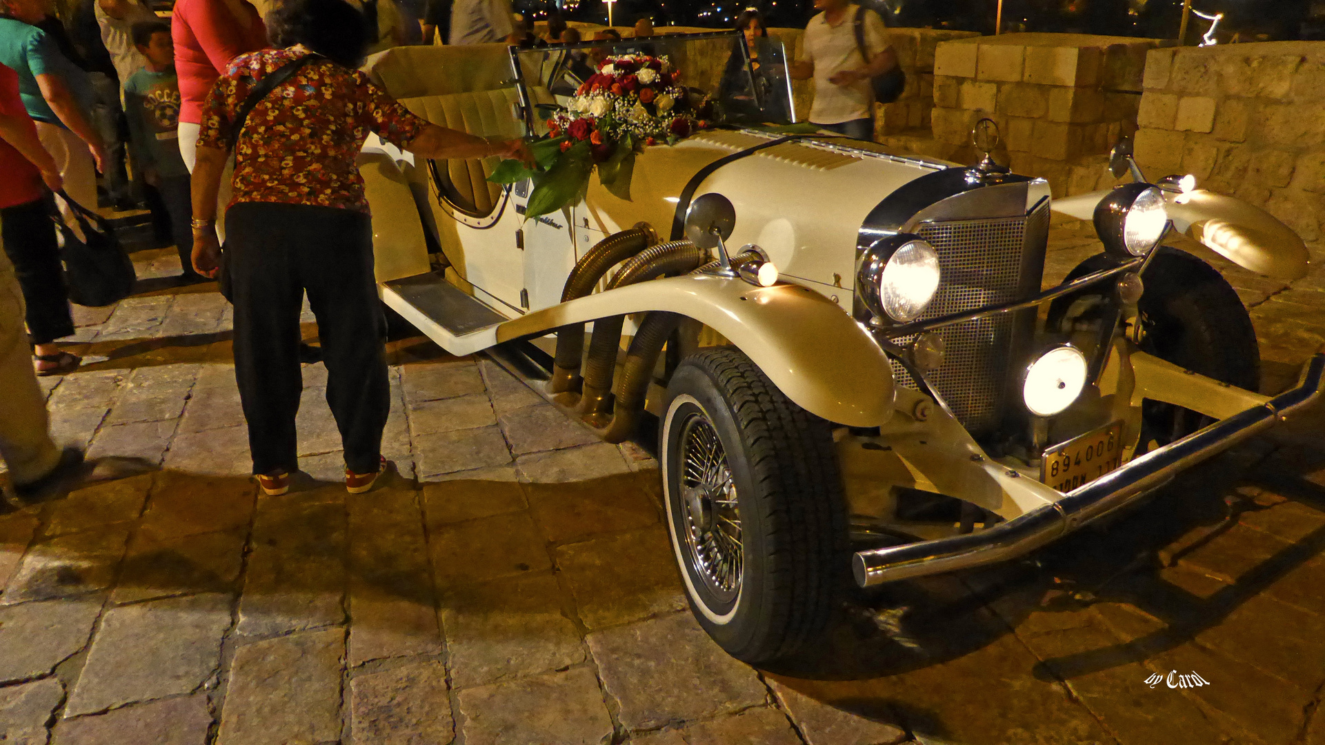 Old car in Old City Jerusalem