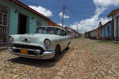 old car in old Trinidad