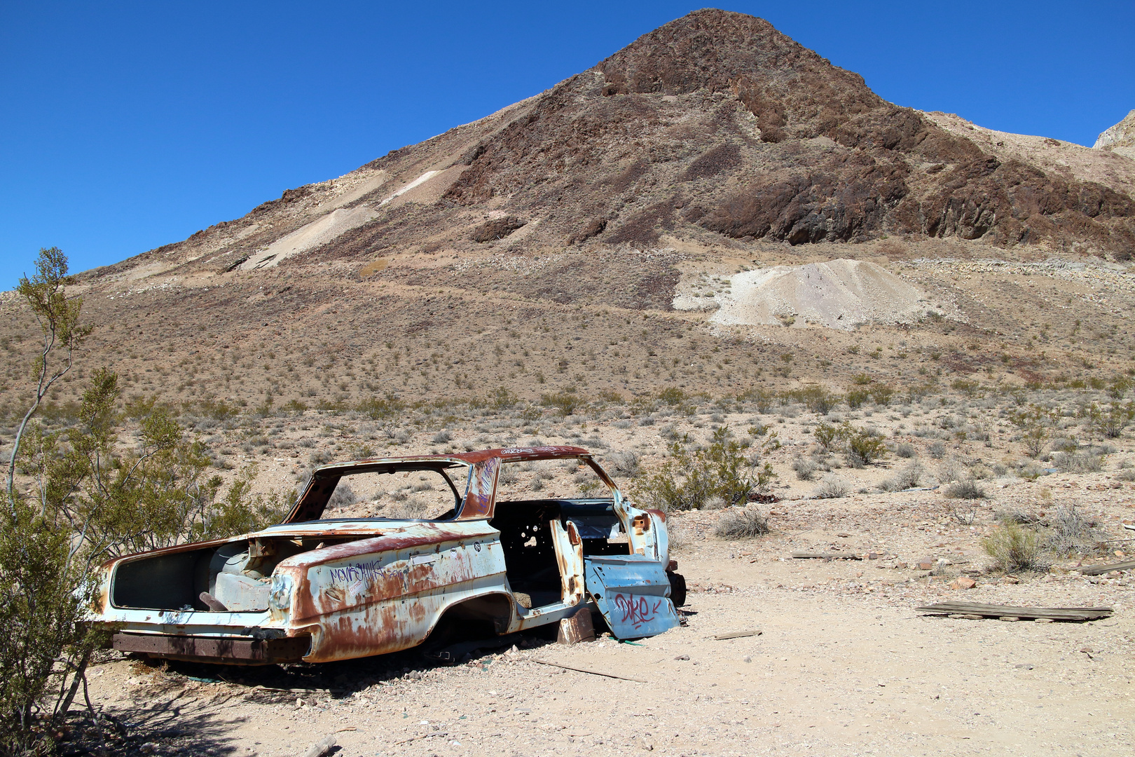 Old car in Rhyolite