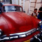 Old Car in Santiago de Cuba
