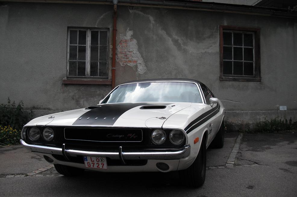 old car, old factory...