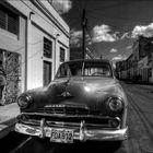 old car with its prowd owner