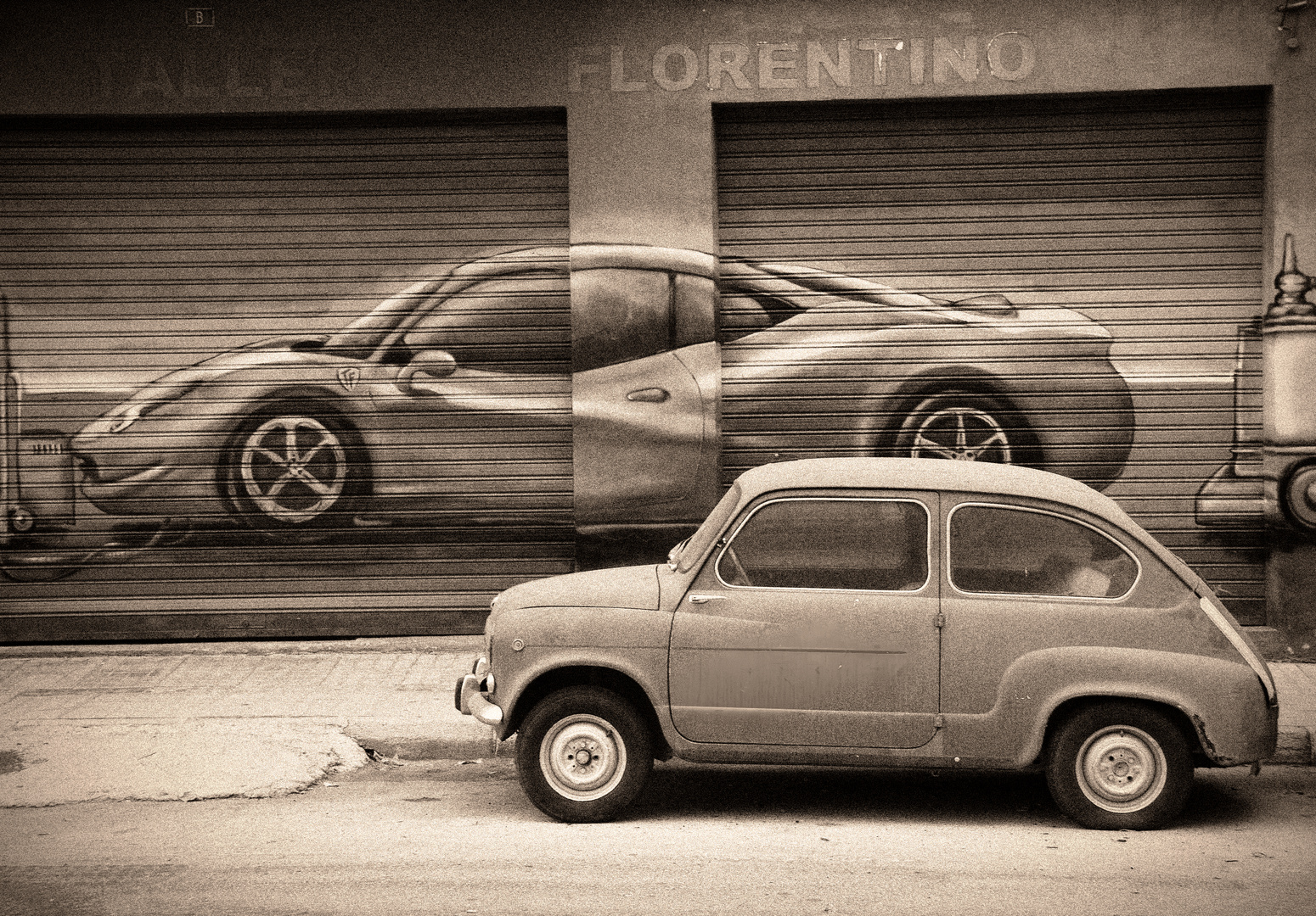 Old cars in Denia