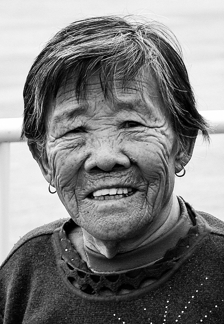 Old Chinese Woman i Beijing