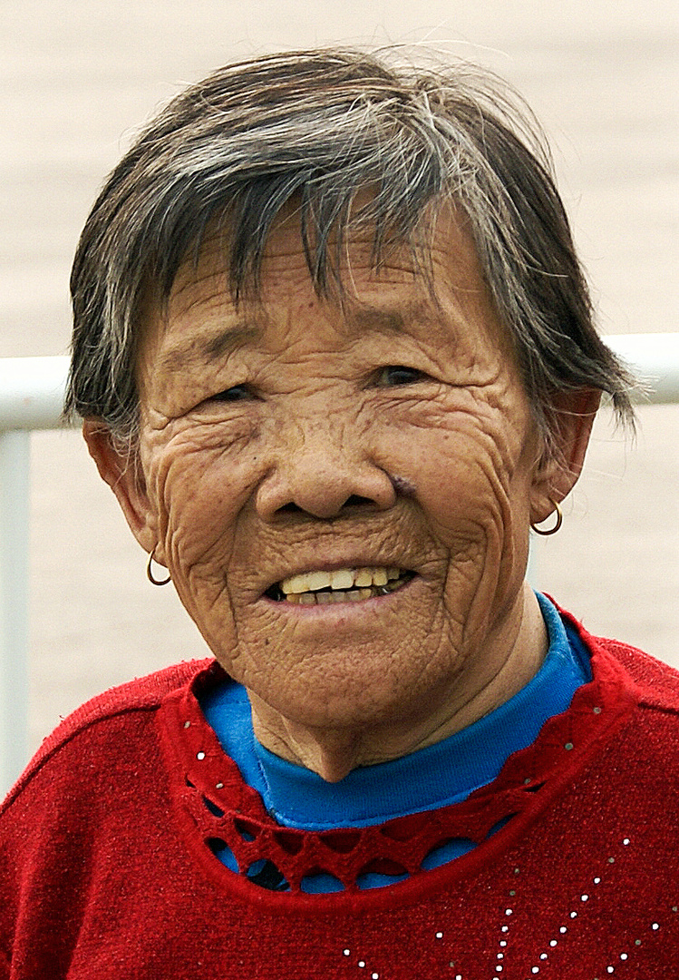 Old Chinese Woman in Beijing